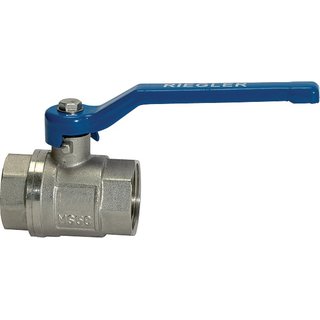 Messingkugelhahn VALVE LINE 41,91mm G 1 1/4 Zoll innen/innen DN 30,5mm RIEGLER