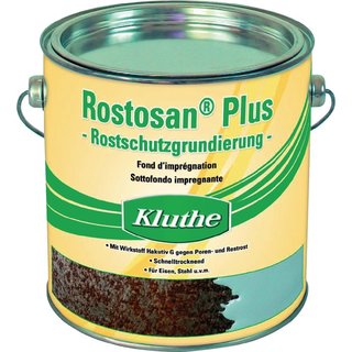 Rostprimer Rostosan Plus rotbraun 2500 ml Dose KLUTHE