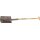 Bauspaten 285x185/180mm Gr.2 Gärtner Form m.Trittschutz u.Eschen-T-Stiel IDEAL