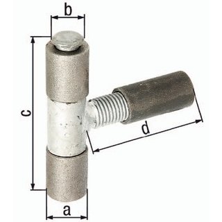 Anschweiband 27x15x90x92mm STA roh GAH