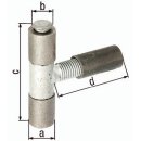 Anschweißband 27x15x90x92mm STA roh GAH