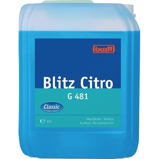 Alkoholreiniger Blitz Citro G 481 10l Kanister BUZIL