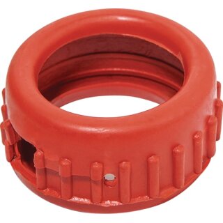 Manometerschutzkappe rot D.63mm Gum.