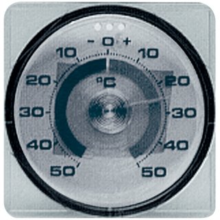 Fensterthermometer Messber.-50 b.50GradC T.17mm Ku.