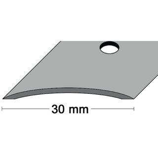 Teppichschiene B.30mm L.1000mm VA ma gewolbt mittig gel.PG