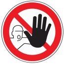 Verbotszeichen Zutritt für verboten D200 Folie...