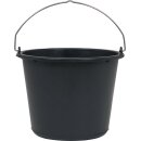 Baueimer 12l schwarz