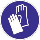 Folie Handschutz benutzen D.200mm blau/weiß ASR...