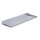 Ablageplatte B350xT125mm alufarben f.Lochplatte RASTERPLAN