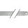 Stahlmaßstab L.500mm rostfr.Stahl biegsam Teilung A=mm/mm H.PREISSER