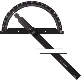 Winkelmesser Gradbogen-D.150mm Schenkel-L.200mm PROMAT