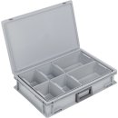 Ku.-Koffer L600xB400xH133mm PP 1 Griff 6...