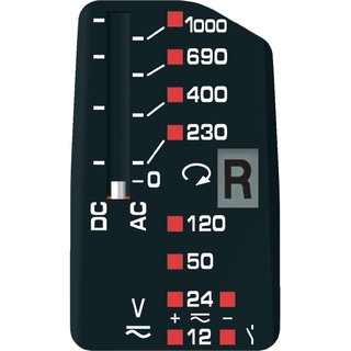 Spannungsprfer DUSPOL analog 12-1000 V AC/DC zweipolig BENNING