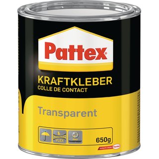 Kraftkleber transp.-40GradC b.+70GradC 650g Dose PATTEX