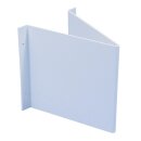 Winkelschild L148xB148 blanko weiß f....