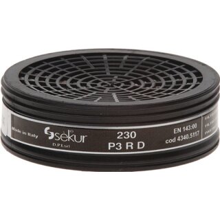 Partikelfilter 230 EN 143 P3R D f.Polimask 230/GAMMA/Silikone 2 St./Btl.EKASTU