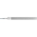 Werkstattfeile DIN 7261 L.250mm Q.25x7mm Hieb 2 Halbrund...
