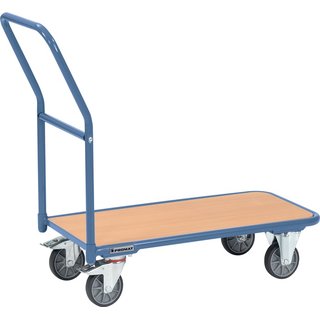 Plattformwagen Ladeflchen L1000xB600mm STA taubenblau Trgf.250kg PROMAT