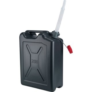 Kraftstoffkanister 20L. schwarz Polyethylen BAM/RKK,,UN