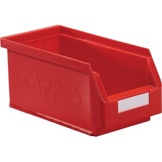 Sichtlagerkasten L290xB140xH130mm PE rot KAPPES