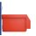Sichtlagerkasten L290xB140xH130mm PE rot KAPPES