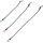 Gepäckspannerset 3-tlg.L.60,80,100cm m.Karab.h.UNITEC
