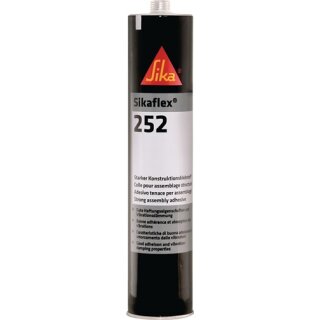 Konstruktionsklebstoff Sikaflex®-252 schwarz 300 ml Kartusche SIKA
