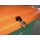 Streugutbehälter L945xB725xH930mm 400l HD-PE grün/orange o.Entnahmerutsche