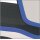 Arbeitsdrehstuhl Neon Rollen o.Polsterelement blau 450-620mm Synchrontechnik