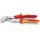 Wasserpumpenzange Cobra L.250mm Chrom VDE Spann-W.50mm m.2Komp.-Hüllen Knipex