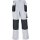 Bundhose Gr.54 weiß-grau 65% PES 35% BW,mit 600D Oxford, 270g/m
