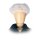 Kopfhaube Clip D.52cm weiß PSA I ASATEX