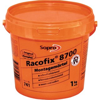 Montagemrtel Racofix 8700 1:3 Raumteile (Wasser/Mrtel) 1kg Eimer SOPRO