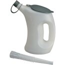 Messbecher 2l m.Schutzdeckel/Schutzkappe/Flexauslauf HDPE...