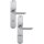 Langschildgarnitur Cardiff E1850Z/302 VA F69 SK/OL 78mm DIN L/R HOPPE