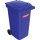 Müllgroßbehälter 240l HDPE blau fahrbar,n.EN 840 SULO
