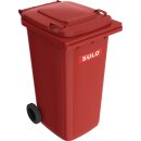 Müllgroßbehälter 240l HDPE rot...