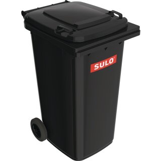 Müllgroßbehälter 240l HDPE anthrazitgrau fahrbar,n.EN 840 SULO