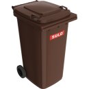 Müllgroßbehälter 240l HDPE braun...