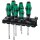 Schraubendrehersatz 334/6 6-tlg.Schlitz/PH 2K-Griff Rundkl.WERA