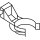 Sockelblendenhalter m. Clip Ku. schwarz ab 70mm z. Anschr. Hettich