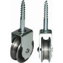 Vogelrolle 471 Grauguss D.80 Trgf.max.30kg Nut 8,5...