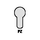 Panik-Einsteckschloss 1201 DIN 18250 DIN re. Dorn 65mm Entf. 72mm Fkt. D 24VA