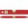 Wasserwaage TORPEDO 25cm ABS rot ± 1mm/m m.Magnet BMI