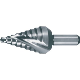 Stufenbohrer Bohrber.4-20mm HSS Spiralnut Z.2 Stufen 9 RUKO