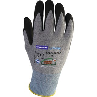 Handschuhe Flex Gr.9 grau/schwarz EN 388 Kat.II PROMAT