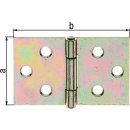 Scharnier 40x60mm Stahl roh galv. gelb verz....