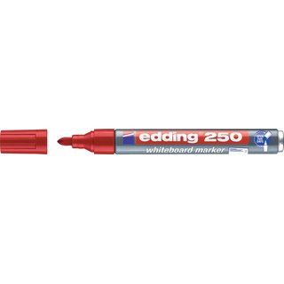 Whiteboardmarker 250 rot Strich-B.1,5-3mm Rundspitze EDDING