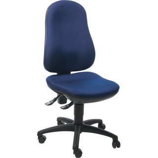 Brodrehstuhl m.Permanentkontakt royalblau 420-550mm o.Lehnen Trgf.110kg TOPSTAR