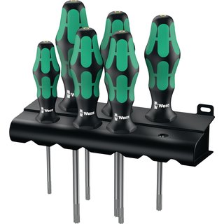 Schraubendrehersatz 367/6 TORX HF 6-tlg.TORX 2K-Griff Rundkl.WERA